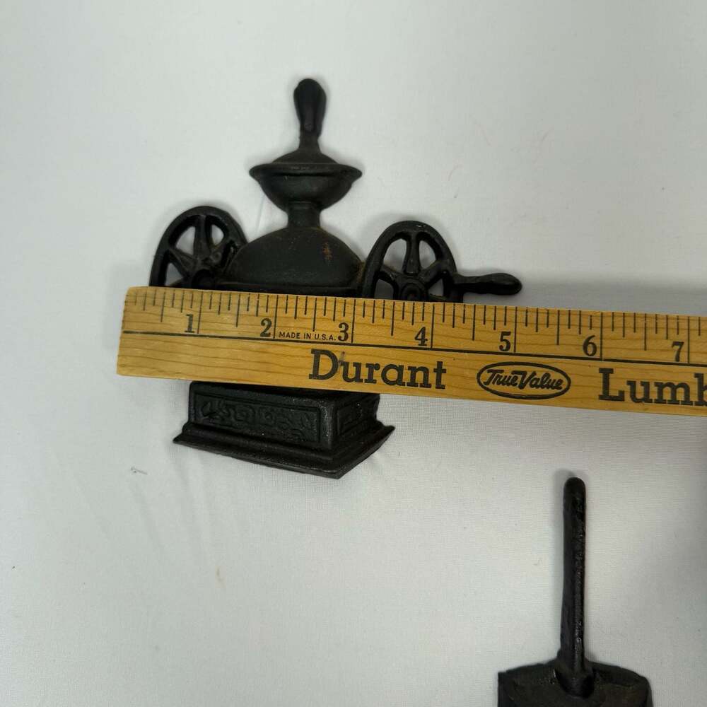 Vintage Sexton Black Cast Metal Kitchen Wall Plaques Set of 5 - Picture 9 of 16